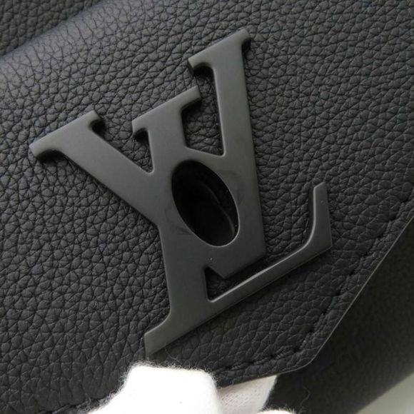 Louis Vuitton Handbag Calf Leather Lock Me Tote PM 2 Way Shoulder Bag Black - Picture 8 of 13